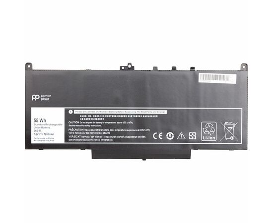 Акумулятор до ноутбука DELL Latitude E7270 (J60J5) 7.6V 7200mAh PowerPlant (NB441143)
