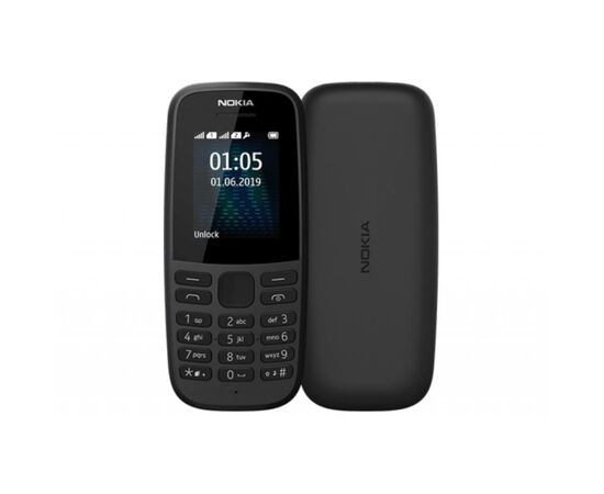 Мобильный телефон Nokia 105 SS 2019 Black (16KIGB01A13)