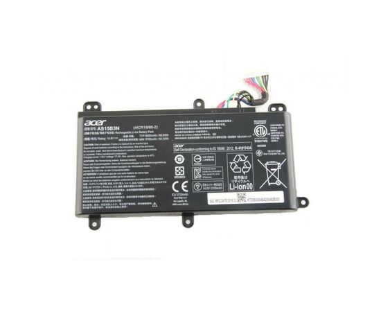 Акумулятор до ноутбука Acer AS15B3N, 6000mAh, 8cell, 14.8V, Li-ion (A47270)