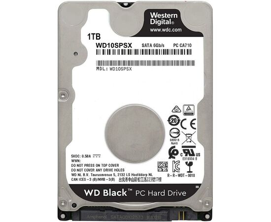 Жесткий диск для ноутбука 2.5" 1TB WD (WD10SPSX)
