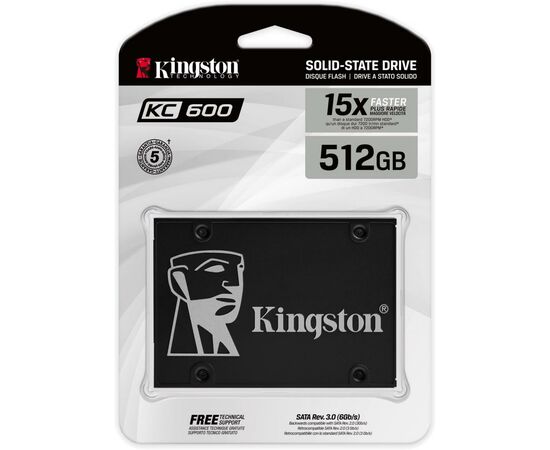 Накопитель SSD 2.5" 512GB Kingston (SKC600B/512G), изображение 4 Накопитель SSD 2.5" 512GB Kingston (SKC600B/512G), изображение 4