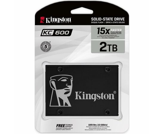 Накопитель SSD 2.5" 2TB Kingston (SKC600/2048G), изображение 4 Накопитель SSD 2.5" 2TB Kingston (SKC600/2048G), изображение 4