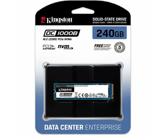 Накопитель SSD M.2 2280 240GB Kingston (SEDC1000BM8/240G), изображение 3 Накопитель SSD M.2 2280 240GB Kingston (SEDC1000BM8/240G), изображение 3