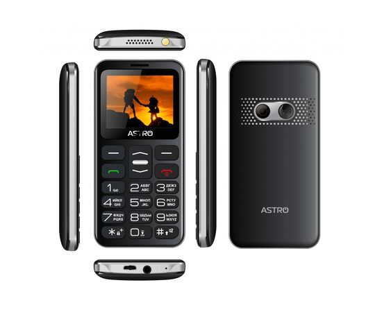 Мобільний телефон Astro A169 Black Gray, зображення 3 Мобільний телефон Astro A169 Black Gray, зображення 3