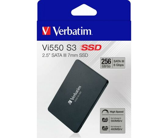 Накопитель SSD 2.5" 256GB Verbatim (49351), изображение 7 Накопитель SSD 2.5" 256GB Verbatim (49351), изображение 7