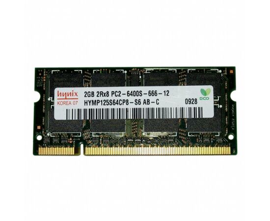 Модуль памяти для ноутбука SoDIMM DDR2 2GB 800 MHz Hynix (HYMP125S64CP8-S6)