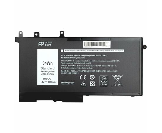 Акумулятор до ноутбука DELL Latitude E5580 (3DDDG) 11.4V 3000mAh PowerPlant (NB441259)