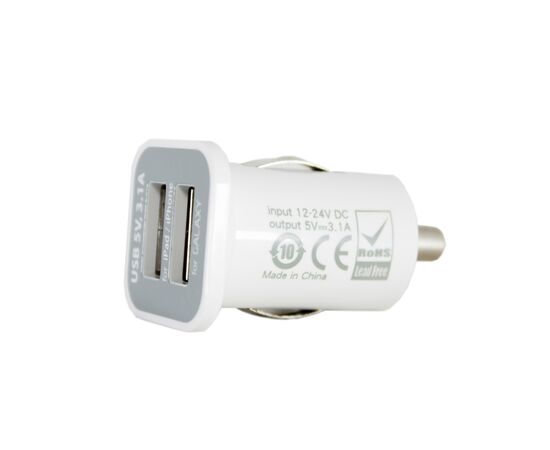 Зарядное устройство PowerPlant 2*USB, 3.1A (DV00DV5036)