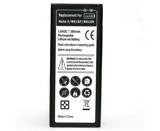 Аккумуляторная батарея для телефона PowerPlant Samsung SM-N910H (Galaxy Note 4) (DV00DV6257)