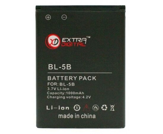 Аккумуляторная батарея для телефона Extradigital Nokia BL-5B (BMN6272)