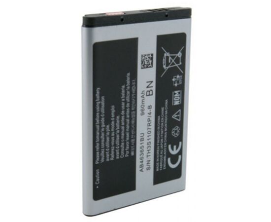 Аккумуляторная батарея для телефона Extradigital Samsung AB463651BU, C3322i (960 mAh) (BMS6412), изображение 3 Аккумуляторная батарея для телефона Extradigital Samsung AB463651BU, C3322i (960 mAh) (BMS6412), изображение 3