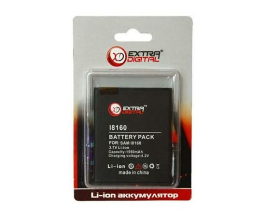 Аккумуляторная батарея для телефона Extradigital Samsung GT-i8160 Galaxy Ace 2 (1550 mAh) (BMS6301), изображение 3 Аккумуляторная батарея для телефона Extradigital Samsung GT-i8160 Galaxy Ace 2 (1550 mAh) (BMS6301), изображение 3