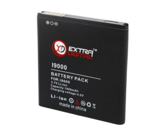 Аккумуляторная батарея для телефона Extradigital Samsung GT-i9000 Galaxy S (1800 mAh) (BMS6305), изображение 2 Аккумуляторная батарея для телефона Extradigital Samsung GT-i9000 Galaxy S (1800 mAh) (BMS6305), изображение 2