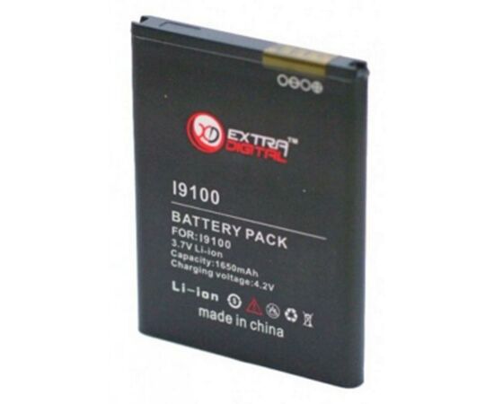 Аккумуляторная батарея для телефона Extradigital Samsung GT-i9100 Galaxy S2 (1650 mAh) (BMS6307), изображение 2 Аккумуляторная батарея для телефона Extradigital Samsung GT-i9100 Galaxy S2 (1650 mAh) (BMS6307), изображение 2