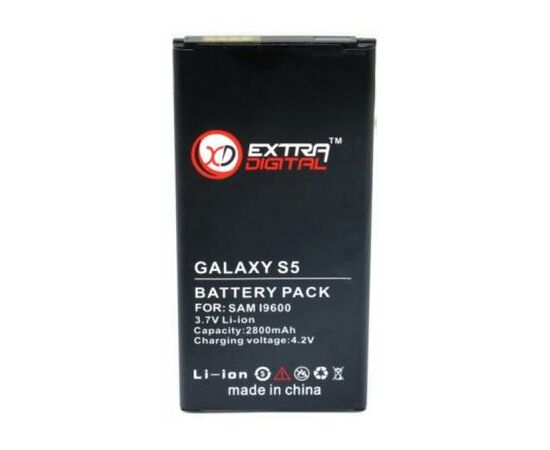 Акумуляторна батарея для телефону Extradigital Samsung GT-i9600 Galaxy S5 (2800 mAh) (BMS1152)