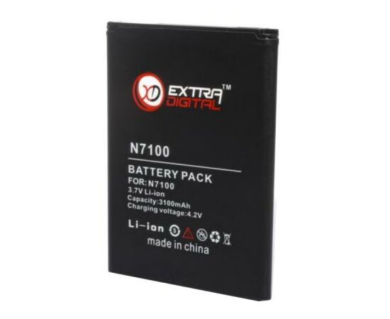 Аккумуляторная батарея для телефона Extradigital Samsung GT-N7100 Galaxy Note 2 (3100 mAh) (BMS6317), изображение 2 Аккумуляторная батарея для телефона Extradigital Samsung GT-N7100 Galaxy Note 2 (3100 mAh) (BMS6317), изображение 2