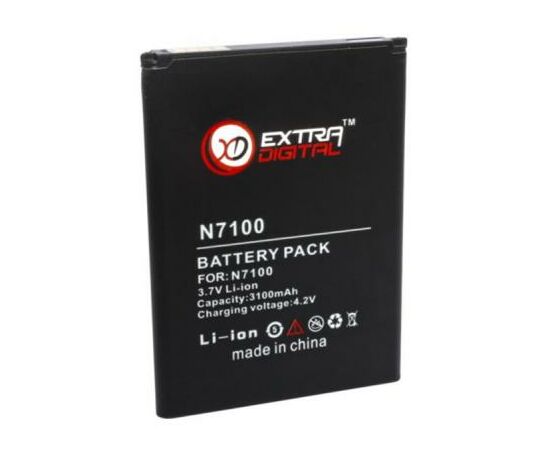 Аккумуляторная батарея для телефона Extradigital Samsung GT-N7100 Galaxy Note 2 (3100 mAh) (BMS6317)