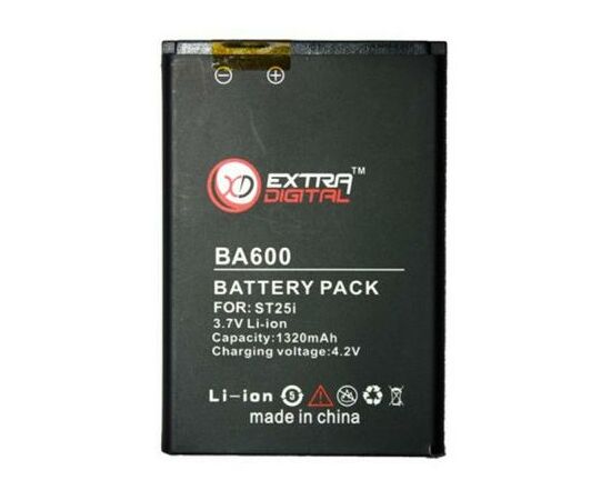 Аккумуляторная батарея для телефона Extradigital Sony Ericsson BA600 (1320 mAh) (BMS6344)