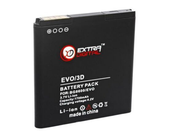 Акумуляторна батарея для телефону Extradigital HTC EVO 3D (1600 mAh) (BMH6205)