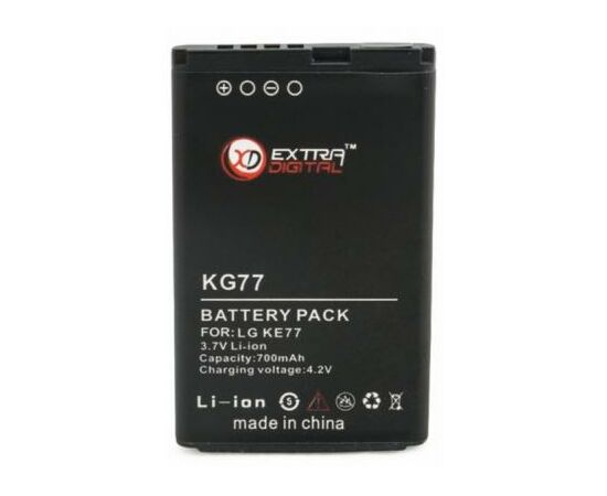 Аккумуляторная батарея для телефона Extradigital LG KG77 (700 mAh) (DV00DV6058)