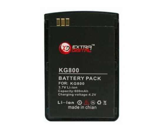Аккумуляторная батарея для телефона Extradigital LG KG800 (1050 mAh) (DV00DV6044)