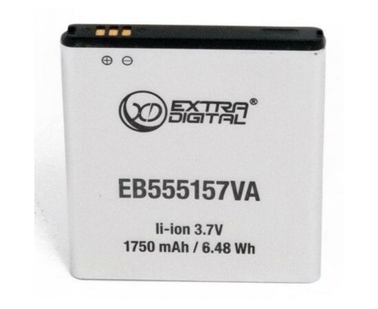 Аккумуляторная батарея для телефона Extradigital Samsung SGH-i997 Galaxy S Infuse 4G (1750 mAh, EB555157VA) (BMS6331), изображение 3 Аккумуляторная батарея для телефона Extradigital Samsung SGH-i997 Galaxy S Infuse 4G (1750 mAh, EB555157VA) (BMS6331), изображение 3