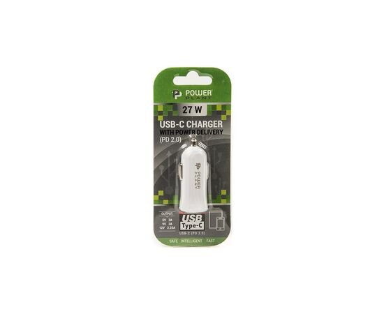 Зарядное устройство PowerPlant 1*Type-C, 12~24V DC, 5V 3A / 9V 3A / 12V 2.25A (SC230068), изображение 4 Зарядное устройство PowerPlant 1*Type-C, 12~24V DC, 5V 3A / 9V 3A / 12V 2.25A (SC230068), изображение 4