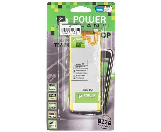 Аккумуляторная батарея для телефона PowerPlant Huawei Ascend G7 (HB3748B8EBC) 3000mAh (SM150120), изображение 3 Аккумуляторная батарея для телефона PowerPlant Huawei Ascend G7 (HB3748B8EBC) 3000mAh (SM150120), изображение 3
