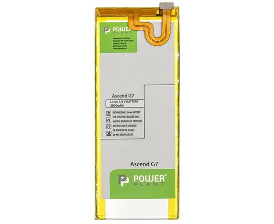 Аккумуляторная батарея для телефона PowerPlant Huawei Ascend G7 (HB3748B8EBC) 3000mAh (SM150120)