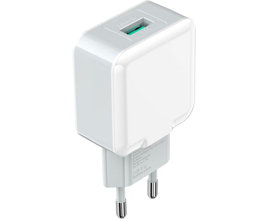 Зарядное устройство Grand-X 5V 2.1A White (CH-03W), изображение 4 Зарядное устройство Grand-X 5V 2.1A White (CH-03W), изображение 4