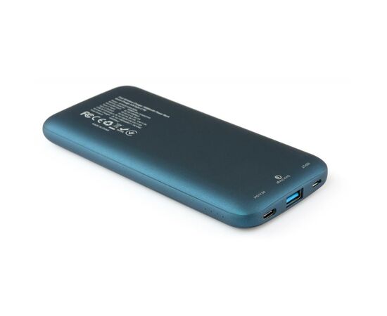 Батарея универсальная Vinga 10000 mAh Wireless QC3.0 PD soft touch blue (BTPB3510WLROBL), изображение 6 Батарея универсальная Vinga 10000 mAh Wireless QC3.0 PD soft touch blue (BTPB3510WLROBL), изображение 6