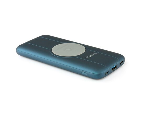 Батарея универсальная Vinga 10000 mAh Wireless QC3.0 PD soft touch blue (BTPB3510WLROBL), изображение 7 Батарея универсальная Vinga 10000 mAh Wireless QC3.0 PD soft touch blue (BTPB3510WLROBL), изображение 7