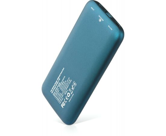 Батарея универсальная Vinga 10000 mAh Wireless QC3.0 PD soft touch blue (BTPB3510WLROBL), изображение 8 Батарея универсальная Vinga 10000 mAh Wireless QC3.0 PD soft touch blue (BTPB3510WLROBL), изображение 8