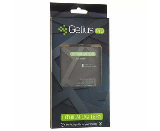 Аккумуляторная батарея для телефона Gelius Pro Xiaomi BM47 (Redmi 4x/3/3s/3x/3Pro (00000067158), изображение 3 Аккумуляторная батарея для телефона Gelius Pro Xiaomi BM47 (Redmi 4x/3/3s/3x/3Pro (00000067158), изображение 3
