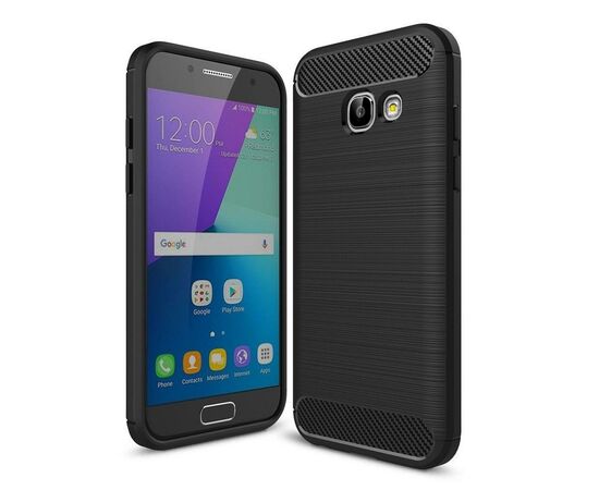 Чехол для моб. телефона для SAMSUNG Galaxy A3 2017 Carbon Fiber (Black) Laudtec (LT-A32017B)