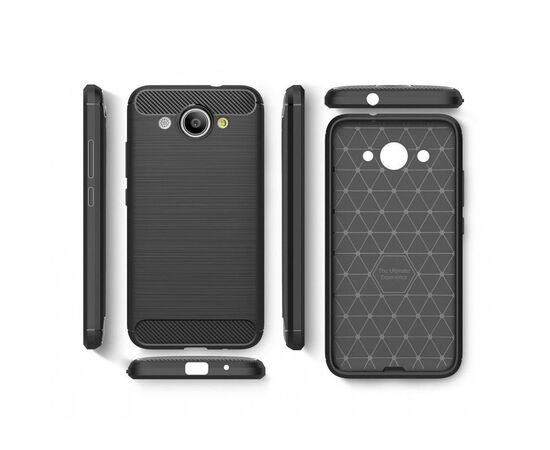 Чехол для моб. телефона для Huawei Y3 2017 Carbon Fiber (Black) Laudtec (LT-HY32017B), изображение 4 Чехол для моб. телефона для Huawei Y3 2017 Carbon Fiber (Black) Laudtec (LT-HY32017B), изображение 4