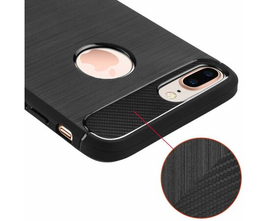 Чехол для моб. телефона для Apple iPhone 8 Plus Carbon Fiber (Black) Laudtec (LT-AI8PB), изображение 7