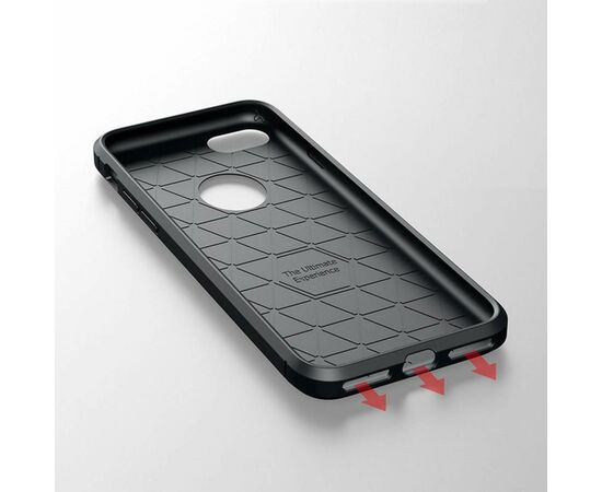 Чехол для моб. телефона для Apple iPhone 8 Plus Carbon Fiber (Black) Laudtec (LT-AI8PB), изображение 8