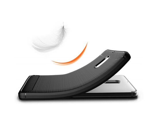 Чехол для моб. телефона для Nokia 3 Carbon Fiber (Black) Laudtec (LT-N3B), изображение 4