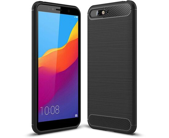 Чехол для моб. телефона Laudtec для Huawei Y6 2018 Carbon Fiber (Black) (LT-HY62018B)
