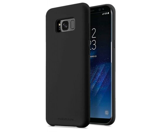 Чехол для моб. телефона MakeFuture Silicone Case Samsung S8 Plus Black (MCS-SS8PBK)