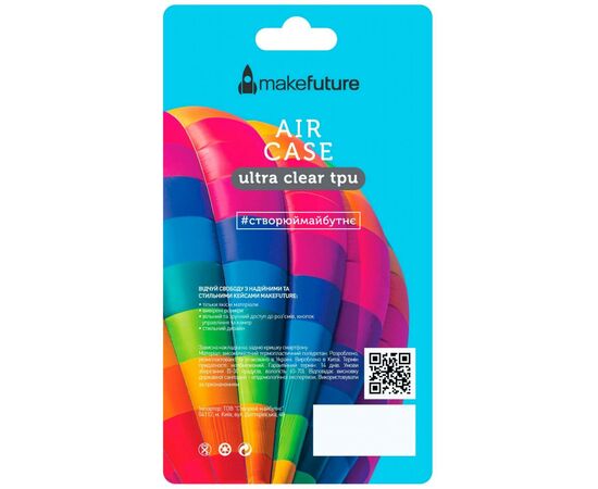 Чехол для моб. телефона MakeFuture Air Case (Clear TPU) Xiaomi Redmi 6 (MCA-XR6), изображение 4