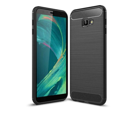 Чехол для моб. телефона Laudtec для Samsung J4 Plus/J415 Carbon Fiber (Black) (LT-J415F)