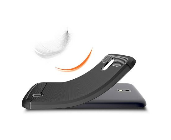 Чехол для моб. телефона Laudtec для Nokia 1 Carbon Fiber (Black) (LT-N1B), изображение 3 Чехол для моб. телефона Laudtec для Nokia 1 Carbon Fiber (Black) (LT-N1B), изображение 3