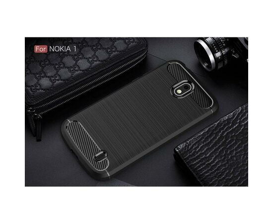 Чехол для моб. телефона Laudtec для Nokia 1 Carbon Fiber (Black) (LT-N1B), изображение 5 Чехол для моб. телефона Laudtec для Nokia 1 Carbon Fiber (Black) (LT-N1B), изображение 5