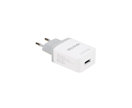 Зарядний пристрій Maxxter 1 USB (Qualcomm) 5V/3A-9V/2A-12V/1.5A (UQC-22A)