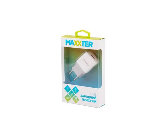 Зарядное устройство Maxxter 1 USB, 5V/2.1A (UC-24A), изображение 2 Зарядное устройство Maxxter 1 USB, 5V/2.1A (UC-24A), изображение 2