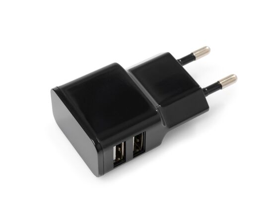 Зарядное устройство Vinga 2 Port USB Wall Charger 2.1A (VCPWCH2USB2ABK), изображение 2 Зарядное устройство Vinga 2 Port USB Wall Charger 2.1A (VCPWCH2USB2ABK), изображение 2