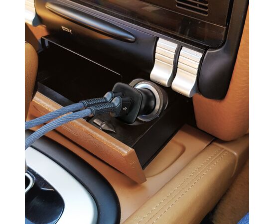 Зарядний пристрій MakeFuture Car 2.4A 2USB Black (MCC-21BK), зображення 3 Зарядний пристрій MakeFuture Car 2.4A 2USB Black (MCC-21BK), зображення 3