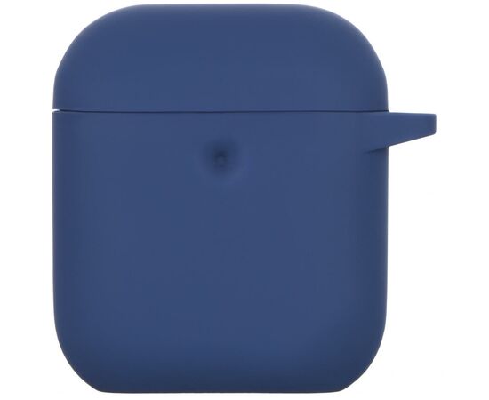 Чохол для навушників 2E для Apple AirPods Pure Color Silicone 3.0 мм Navy (2E-AIR-PODS-IBPCS-3-NV)